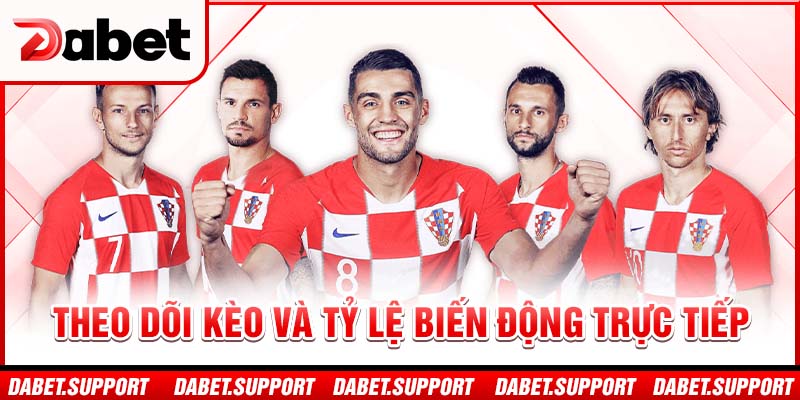 Theo dõi kèo và tỷ lệ biến động trực tiếp