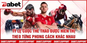 Tỷ lệ cược thể thao được hiển thị theo từng phong cách khác nhau